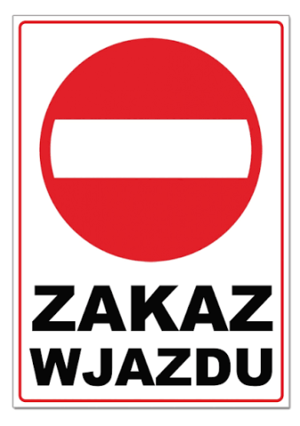Zakaz wjazdu