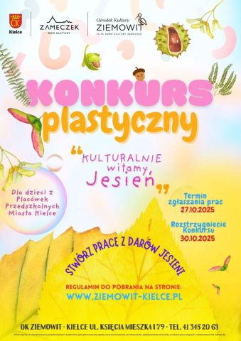 Konkurs kulturalnie witamy jesień